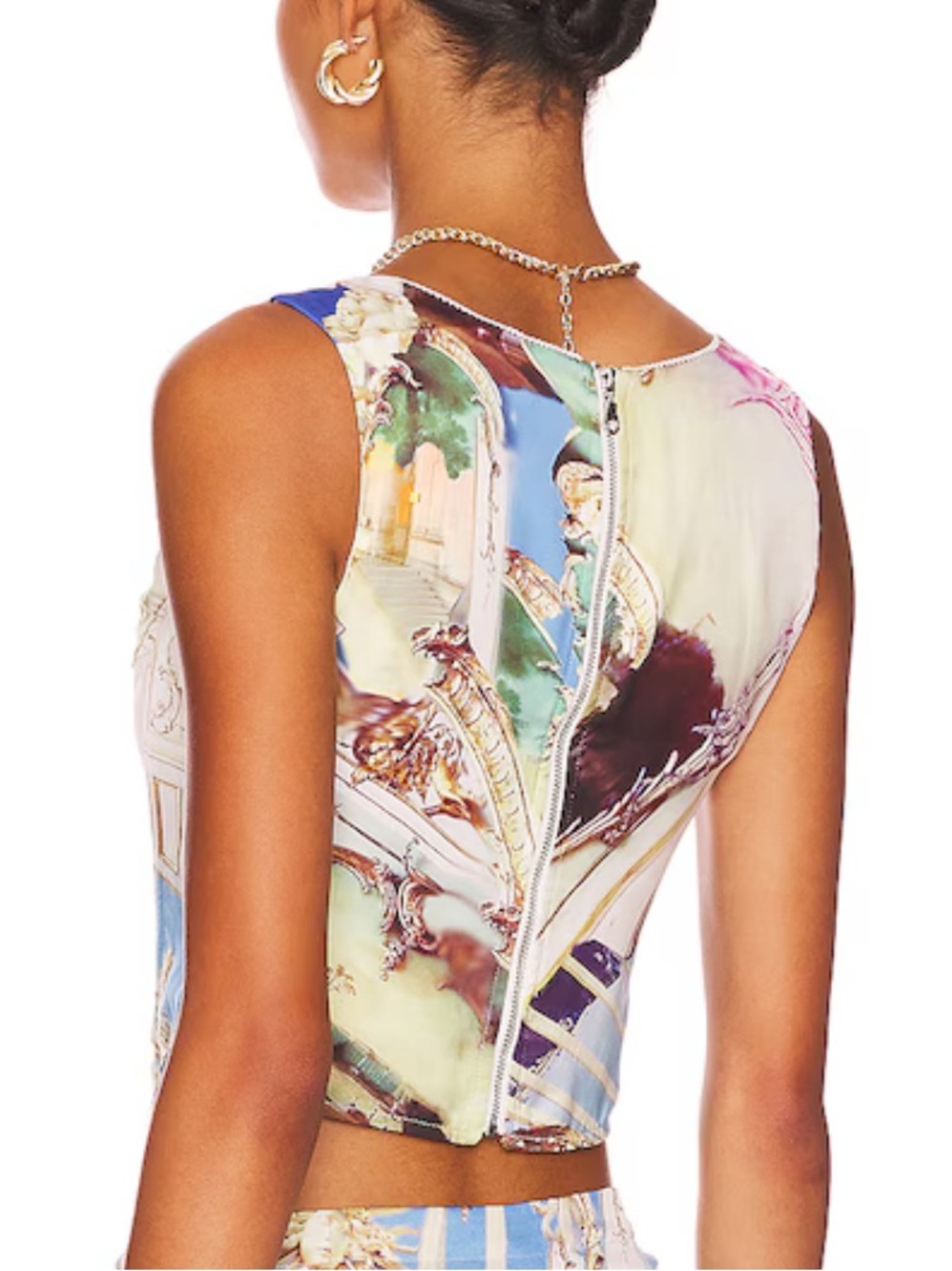 Miaou x Paloma Elsesser Campbell Corset Baroque top bustier Revolve 4XL - Picture 3 of 7